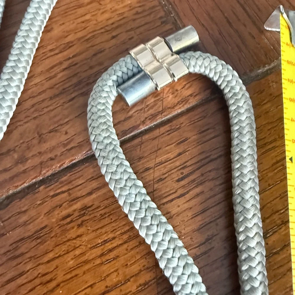 Silver Lanyard with Clip